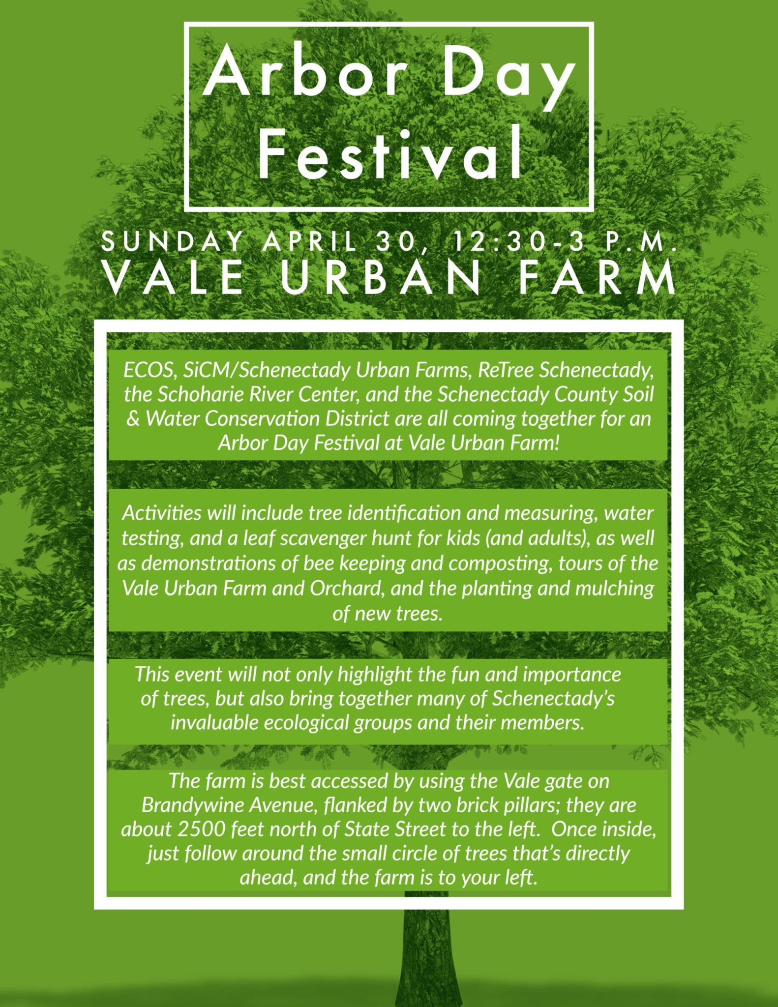 Arbor Day Festival Flyer